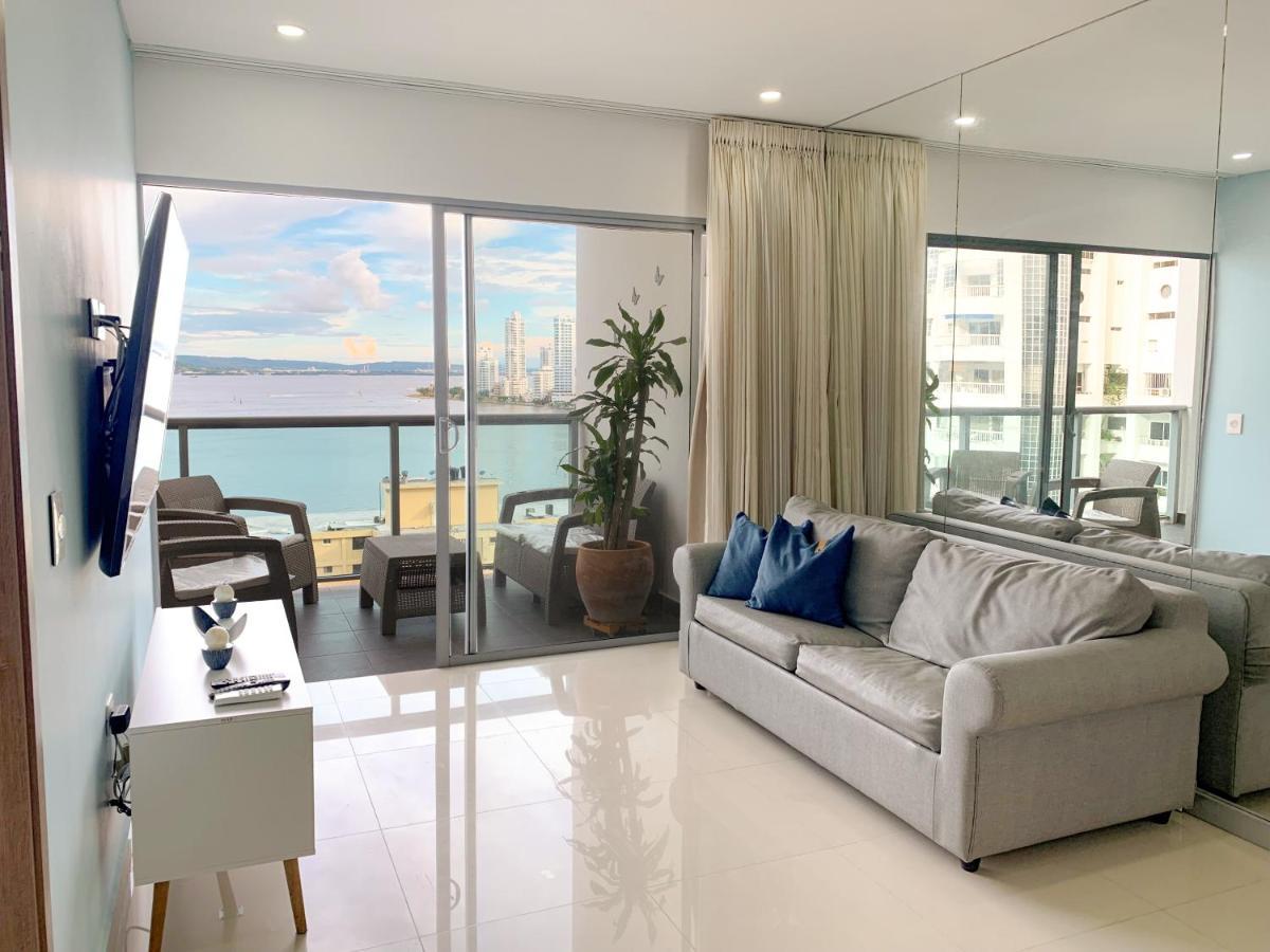Oceanview Escape Pool, Jacuzzi & Gym In Bocagrande Apartment Cartagena Ngoại thất bức ảnh