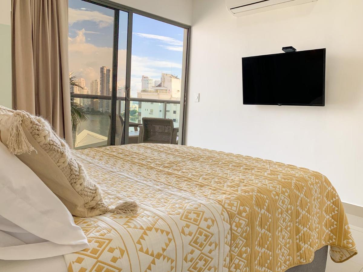 Oceanview Escape Pool, Jacuzzi & Gym In Bocagrande Apartment Cartagena Ngoại thất bức ảnh